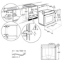 Духовой шкаф электрический Electrolux EOC9P31WX: Размеры 59.4x59.5x56.7 см (ВxШxГ)