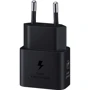 Зарядний пристрій Samsung USB-C Wall Charger 25W Black (EP-T2510NBEGEU): Особливості Быстрая зарядка, Power Delivery (PD), USB-C