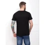 Футболка ISSA PLUS GN4-29 L чорна з принтом: Сезон Лето
