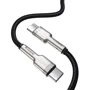 Кабель Baseus Cable USB-C to USB-C Cafule Metal 100W 1m Black (CATJK-C01): Тип USB-C - USB-C