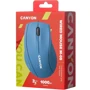 Мишка Canyon M-05 Light Blue (CNE-CMS05BX): Ергономіка симметричная для левшей