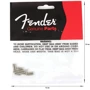 Набор винтов для сёдел FENDER Вass Вridge Saddle Screws: Производитель Fender