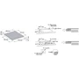 Варильна поверхня електрична Whirlpool ACM 808 BA/S: Розташування панелі спереду