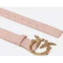 Женский ремень PINKO LOVE BERRY H3 BELT VITELLO SET размер L розовый (100125A0F1O81Q): Пол Женский