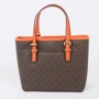 Женская сумка тоут Michael Kors темно-коричневая (193599759425): Застежка Молния