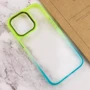 Чехол для iPhone TPU Case TPU+PC Fresh Sip Turquoise/Citric for iPhone 13 Pro Max: Материалы поликарбонат и полиуретан