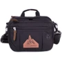 Мужская сумка через плечо Onepolar черная (W3016-black)