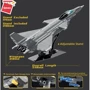 Конструктор Qman Винищувач Chengdu J-20, 1748 деталей (23011) фото 6