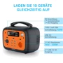 Зарядная станция Oukitel P501 Portable Power Station 500W/505Wh: Разъемы для подзарядки Зарядка от генератора, Зарядка от автомобиля, DC-разъем, Зарядка от солнечной панели, Зарядка от сети