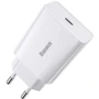 Зарядний пристрій Baseus USB-C Wall Charger 1С 20W White (CCFS-SN02)