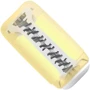 Мастурбатор Tenga Puffy Custard Yellow (ультрамягкий материал, многоразовый, сквозной)
