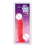 Фаллоимитатор Doc Johnson Jelly Jewels - Cock and Balls with Suction Cup - Red