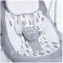 Качели-шезлонг El Camino серая (ME 1076 Soft Gray): Дополнительные удобства пульт ДУ, дуга с игрушками, Ремни безопасности, Звуковое сопровождение, Изменение наклона
