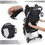 Прогулочная коляска Bambi Yoga II M 3910-2 Черная фото 7