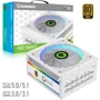 Блок питания GameMax RGB1050: Вентилятор нижней стенки 140 мм