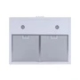 Вытяжка Perfelli K 6202 WH 700 LED: Рекомендуемая площадь помещения (при высоте 2,7 м), м² 20.5-28.4