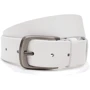 Чоловічий ремінь Borsa Leather білий (V1125FX06-white)