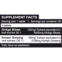 Progress Nutrition Ginkgo biloba 120 mg + Ginseng Extracts 60 mg Гінкго білоба 120 мг + екстракт женьшеню 60 мг 90 таблеток: Стать Унисекс