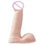 Фаллоимитатор Basix 6" Dong, 15x4 см, телесный