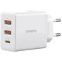 Зарядное устройство Baseus Wall Charger 2xUSB+USB-C Cube Fast Charger 30W Cluster White (P10111402213-00): Количество USB-портов 3