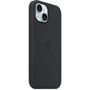 Чехол для iPhone Apple iPhone 15 Silicone Case with MagSafe - Black (MXPD3ZM/A) фото 5