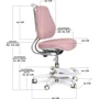 Детское кресло Evo-Kids Mio Ergo Lite Dark Pink (Y-507 Lite DP): Возраст ребенка От 5-ти лет