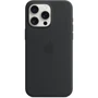 Чехол для iPhone Apple iPhone 15 Pro Max Silicone Case with MagSafe - Black (MT1M3ZM/A): Материалы Силикон