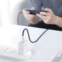 Кабель Baseus Cable USB-C to USB-C Cafule Metal 100W 1m Black (CATJK-C01) фото 8