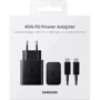 Зарядний пристрій Samsung USB-C Wall Charger with Cable USB-C 45W Black (EP-T4511XBEGEU): Тип сетевое
