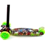 Самокат Best Scooter MAXI Графити Черно-зеленый (А 25470 /779-1325): Количество колес 3