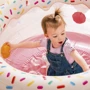 Надувной игровой центр - манеж Intex Пончик 48476, 127 x 61 см фото 1