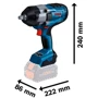 Гайковерт Bosch GDS 18 V-1000 (06019J8300): Назначение профессиональный