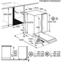 Встраиваемая посудомоечная машина Electrolux EEA927201L: Класс энергопотребления/мойки/сушки A ++ / A / A