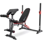 Скамья для жима и пресса Hop-Sport STRONG 108 кг HS-1095 (UT-10000697): Конструкция изогнутая, складная