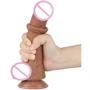 Фаллоимитатор LoveToy Sliding-Skin Dual Layer Dong 7.5" Brown