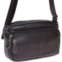 Мужская сумка через плечо Borsa Leather коричневая (k1t823-brown): Страна производитель Тайвань
