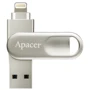 USB-флешка Apacer AH790 64GB USB 3.1/Lightning Silver (AP64GAH790S-1)