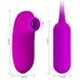 Комплект из виброяйца и вакуумного стимулятора Pretty Love CURUPIRA Multifunctional 2 in 1, BI-014872W