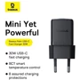 Зарядное устройство Baseus USB-C Wall Charger Palm 1C 30W with USB-C Cable Black (P10111605113-01) фото 9