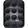 Форма для выпечки мафинов Bergner Orion BG-37045-GY 12 шт (00000025188): Форма Прямоугольная / круглая