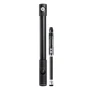 Мининасос Crankbrothers KLIC HP GAUGE алюминиевый с манометром presta/schrader 120psi / 8.3 bar черный (PUM-08-66)
