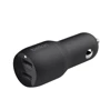 Зарядное устройство Belkin USB Car Charger 2xUSB 24W Black (CCB001BTBK): Тип автомобильное