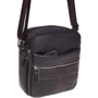 Мужская сумка через плечо Borsa Leather коричневая (K11020-brown): Страна производитель Тайвань