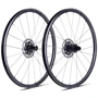 Колесо и обод Колесо переднее + заднее 28 ERE GENUS II SL30 CARBON, Road, 100x12/142x12, CL, HG11, tubeless, черный сатин (WH-47-93)