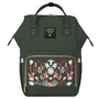 Рюкзак для мами Sunveno Diaper Bag Dark Green Embroidery (NB22179.DGE)