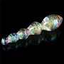 Фаллоимитатор LoveToy Twilight Gleam Glow-in-the-dark Glass Dildo Tantalizing Orbs