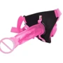 Страпон Climax Strap-on Ice Dong & Harness set, розовый
