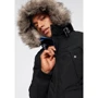 Куртка Jack & Jones 19846117 48 черная демисезон с капюшоном: Длина рукава Длинный