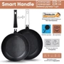 Набор сковород Krauff Smart Сhef 24/28 см со съемной ручкой 25-305-084 2 шт (27728): Материал корпуса Алюминий кованый