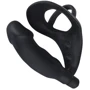 Стимулятор простаты с эрекционным кольцом Orion Black Velvets Ring & Plug